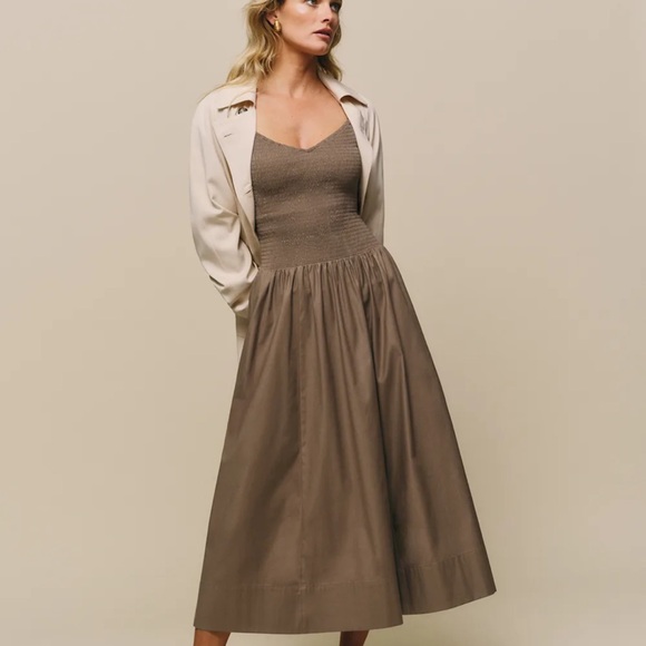 Reformation Black Midi Dress - Picture 1 of 4